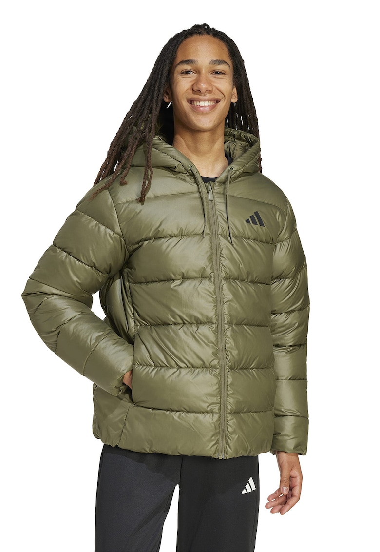 Зимно яке с качулка - Маслинено зелено adidas Sportswear