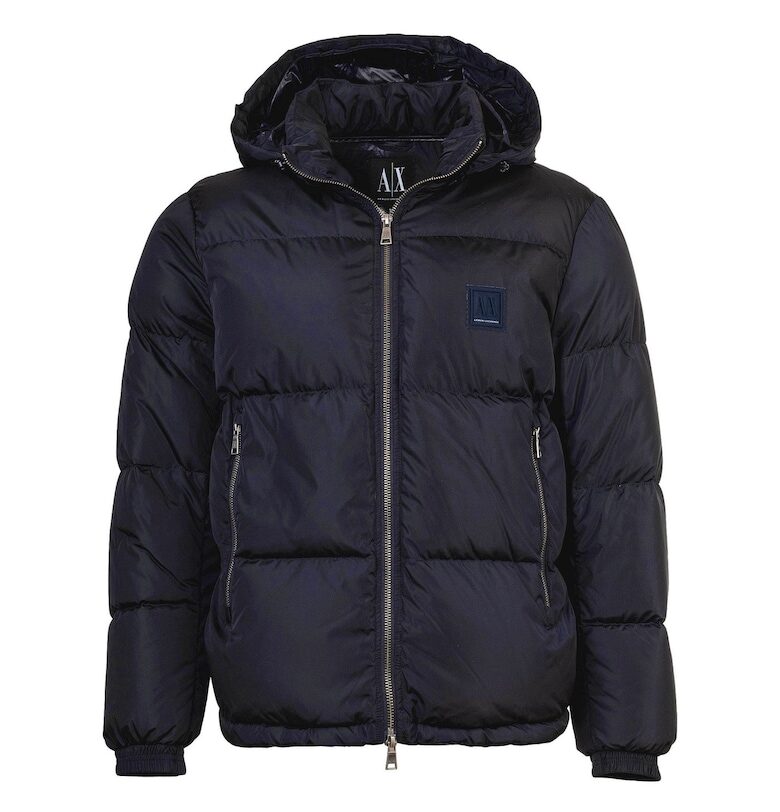 Зимно яке с качулка - Син ARMANI EXCHANGE