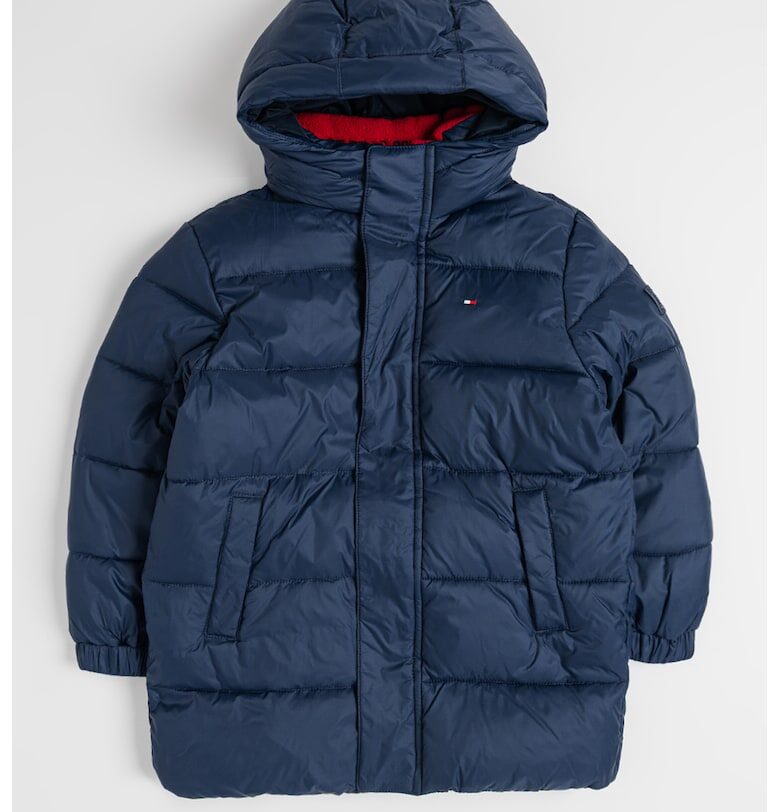 Зимно яке с качулка - Тъмносин Tommy Hilfiger