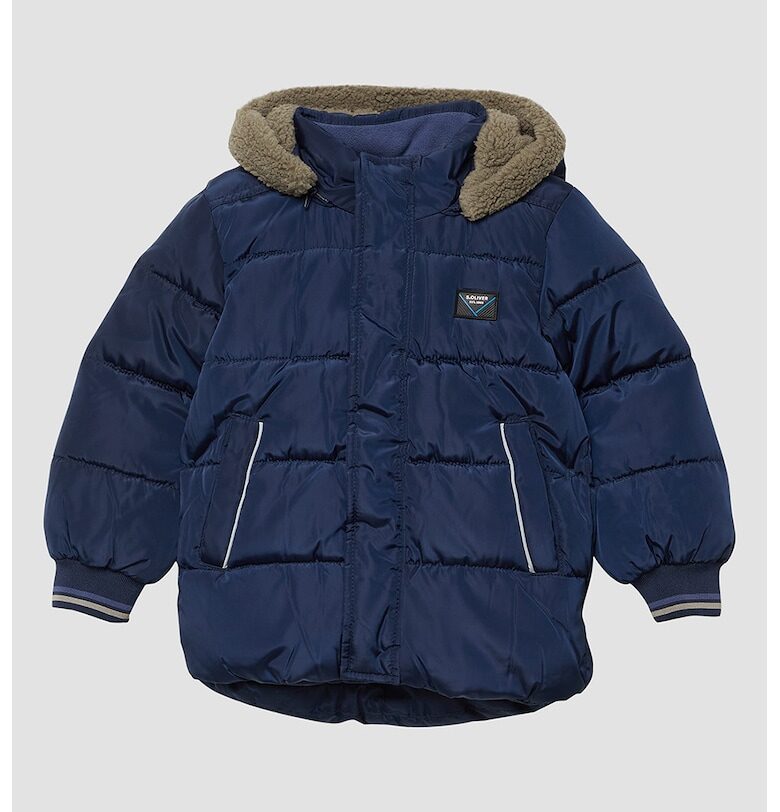 Зимно яке с качулка - Тъмносин sOliver