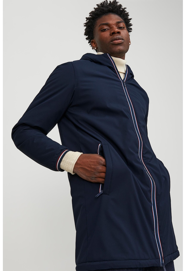 Зимно яке с качулка и джобове Jack Jones