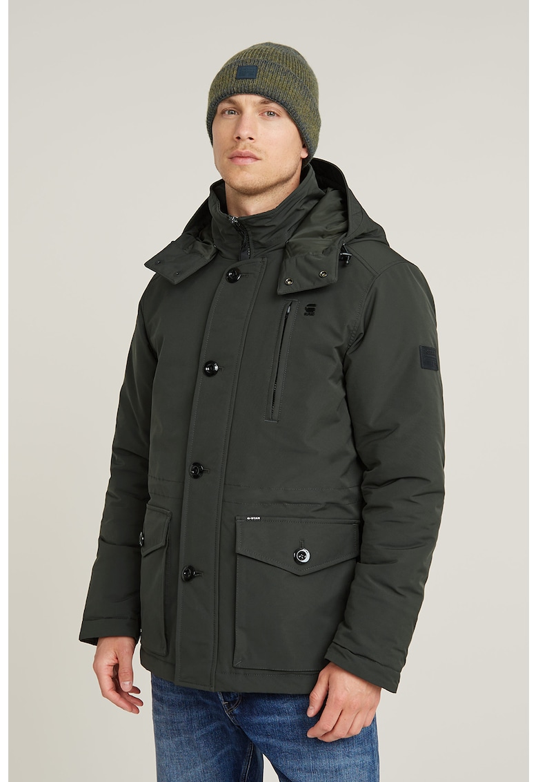 Зимно яке с копчета - Антрацитно сиво G-STAR