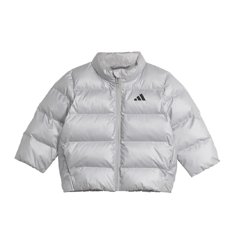 Зимно яке с ниска яка - Сребрист adidas Sportswear