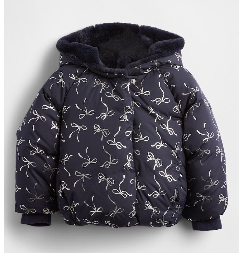 Зимно яке с плюшена подплата - Тъмносин GAP