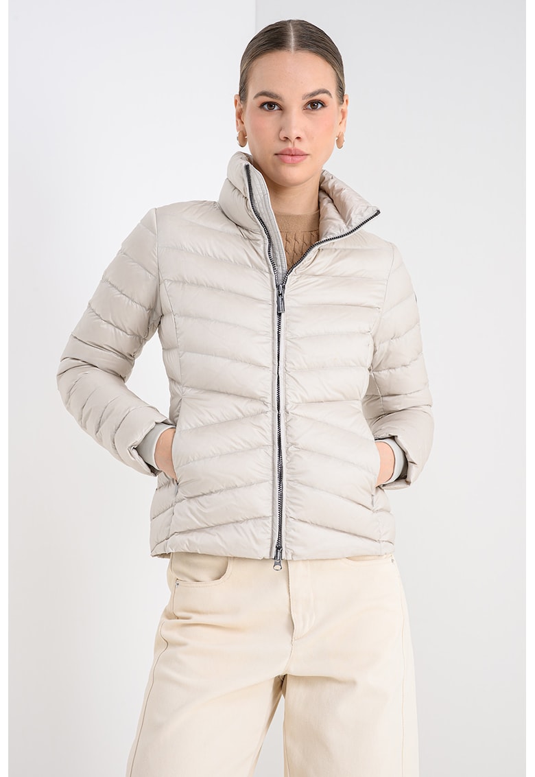 Зимно яке с пухена вата и висока яка - Крем Colmar