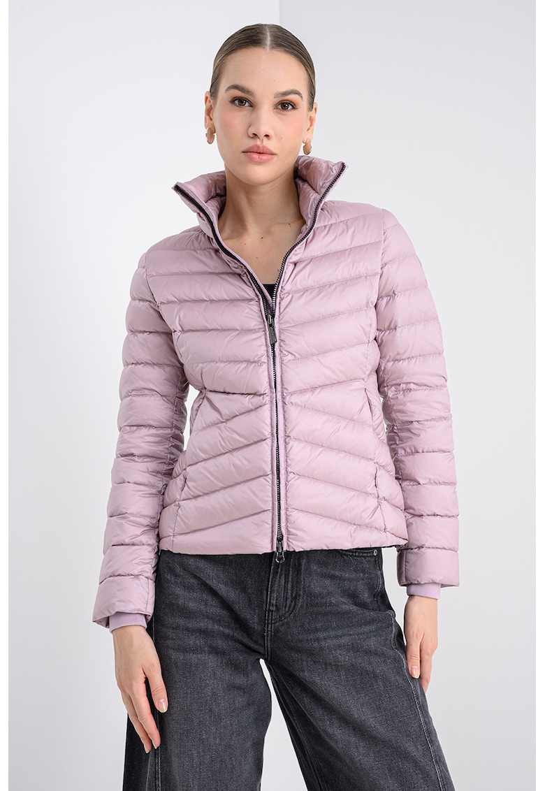 Зимно яке с пухена вата и висока яка - Прашно розово Colmar