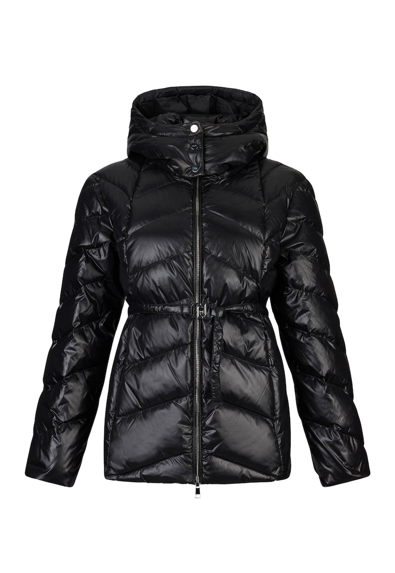 Зимно яке с пухена вата и качулка - Черен Liu Jo