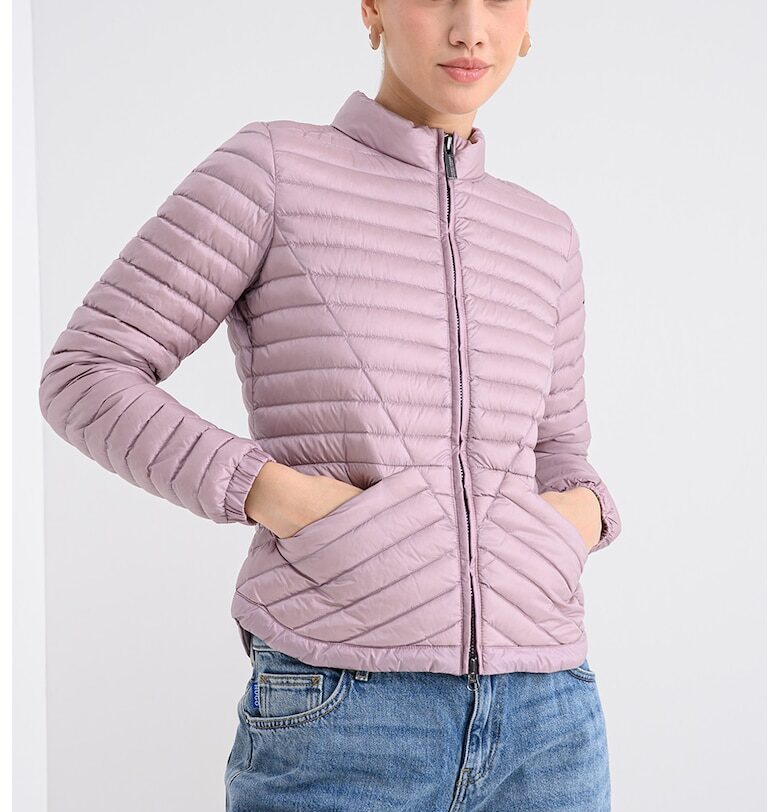 Зимно яке с пухена вата и олекотен дизайн - Прашно розово Colmar