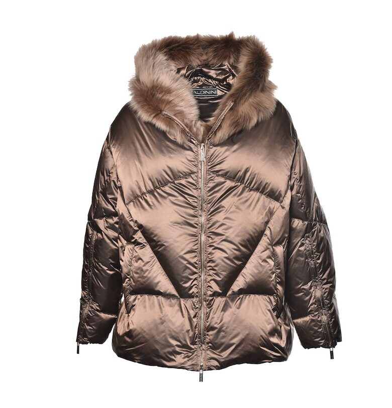 Зимно яке с пухена вата и пух - Бронз Baldinini