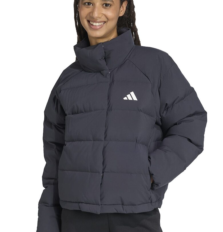 Зимно яке с реглан ръкави - Tъмносив adidas Sportswear