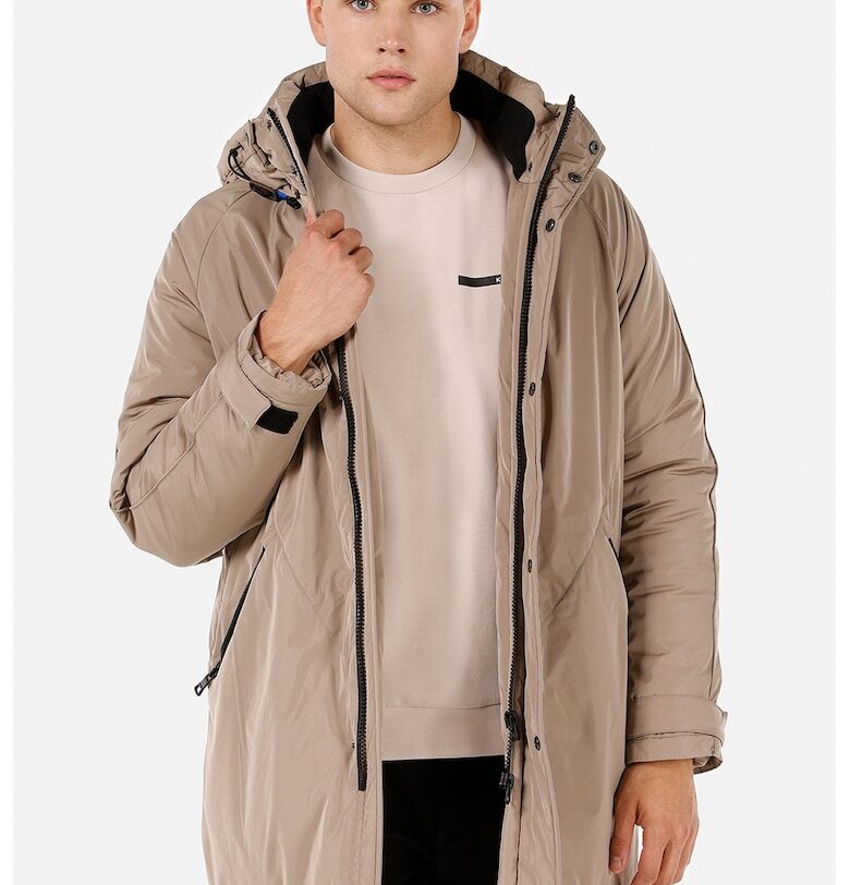 Зимно яке с цип - Бежов COLINS