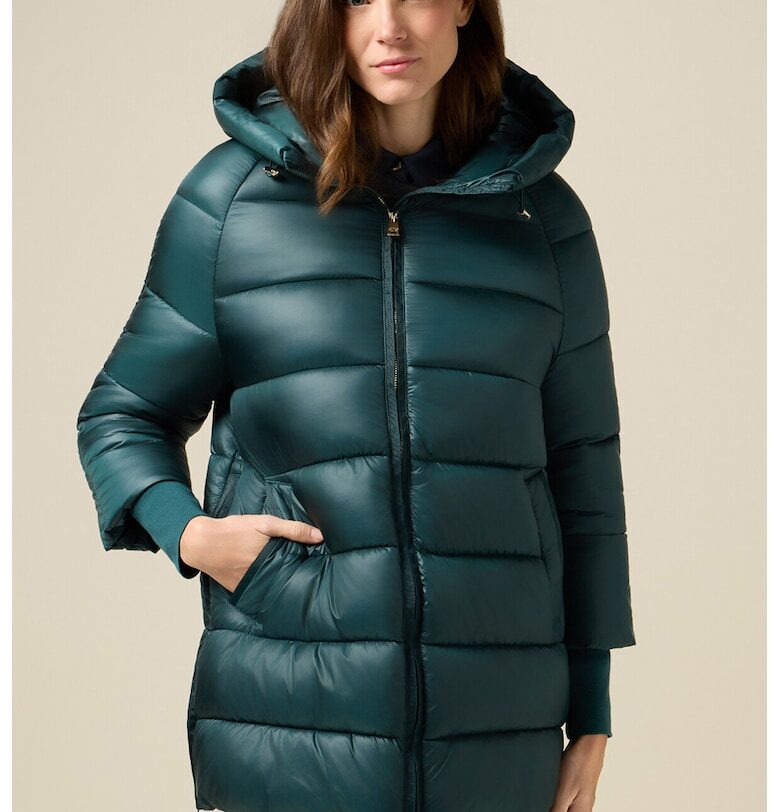 Зимно яке с цип - Тъмнозелен Oltre