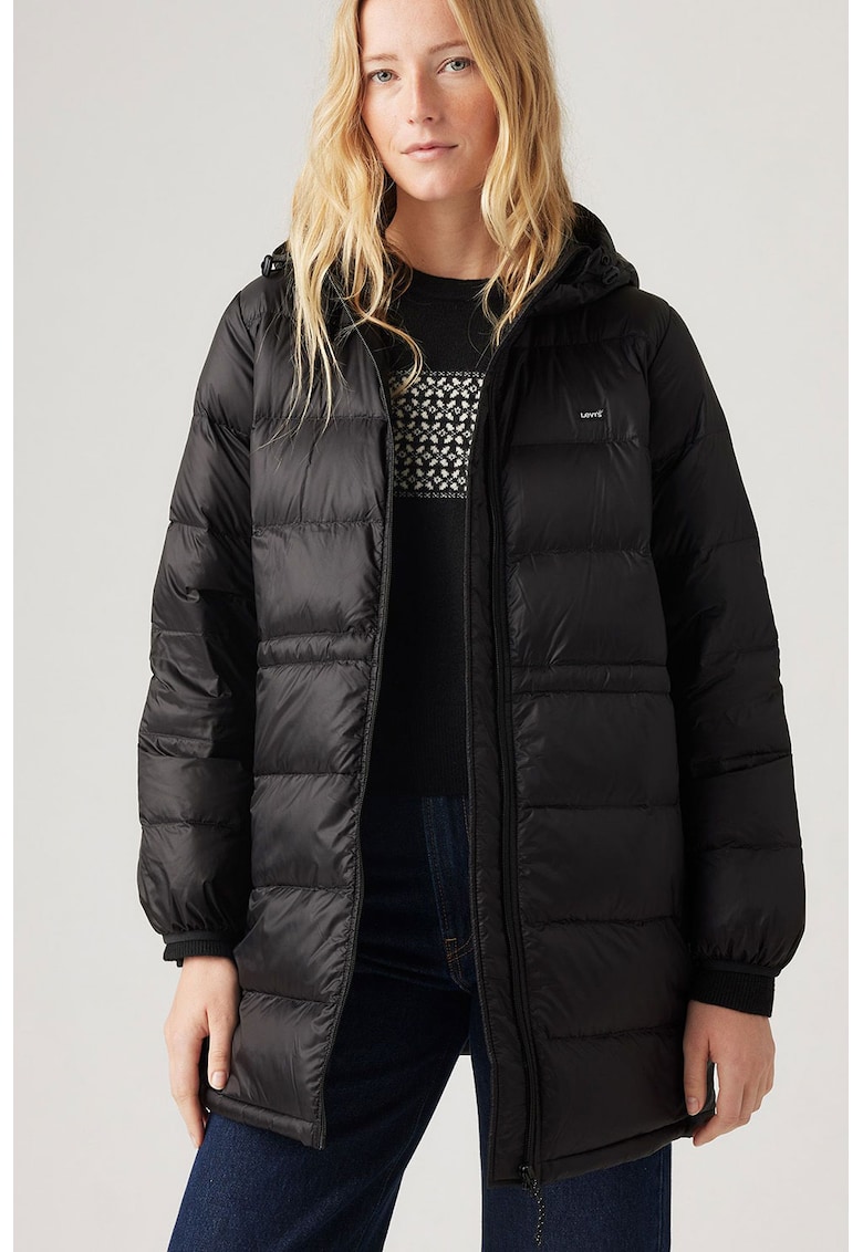 Зимно яке с цип - Черен Levis