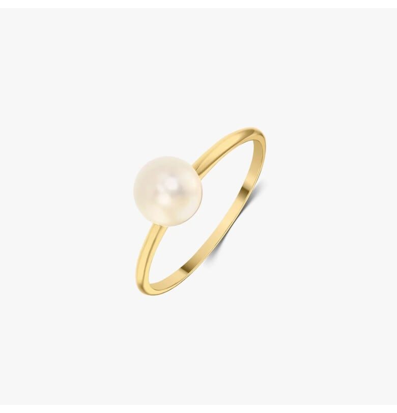 Златен пръстен Pearl Elegance INDIRA