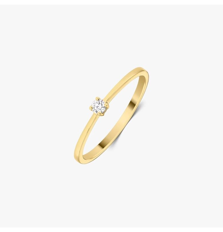 Златен пръстен Timeless - Диамант 0.05 CT INDIRA