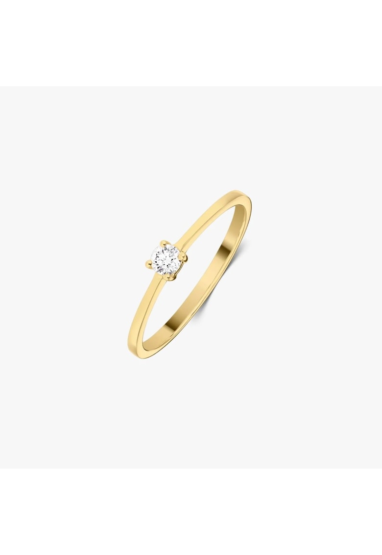 Златен пръстен Timeless - Диамант 0.1 CT INDIRA