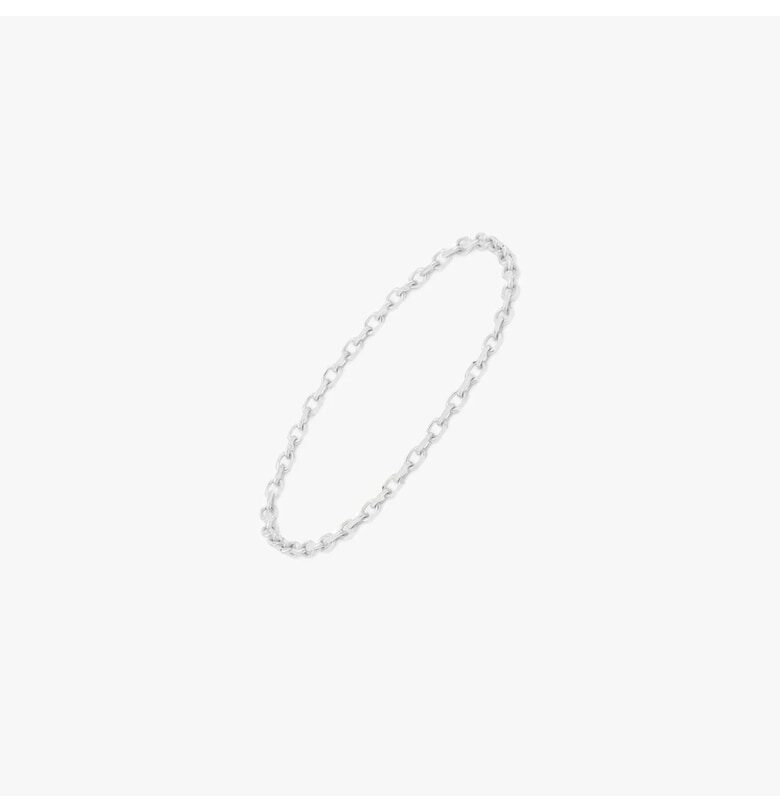 Златна верижка от 14К злато - Бяло злато INDIRA