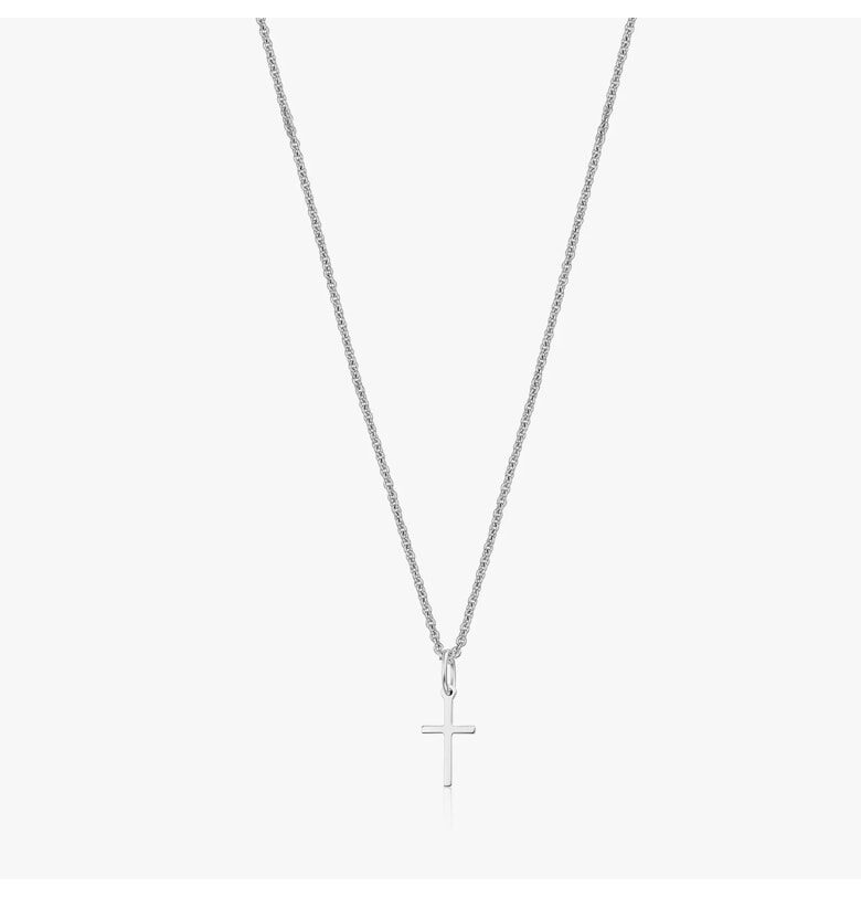 Златна огърлица Faith - Бяло злато INDIRA