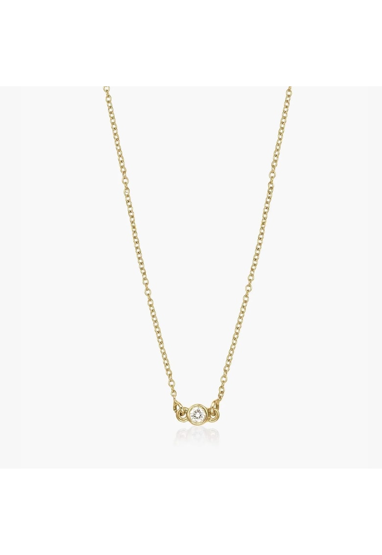 Златна огърлица Solo - Диаманти INDIRA