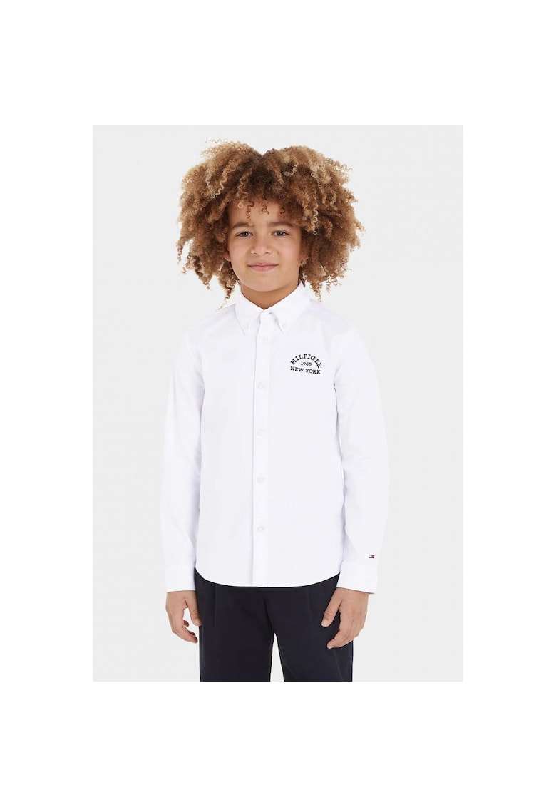 Детска риза Бял - Бял Tommy Hilfiger