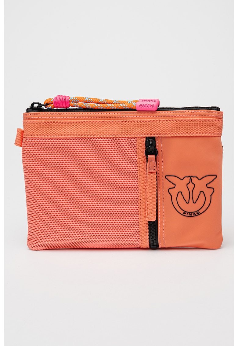 Калъф за документи Fabri - Розова сьомга Pinko