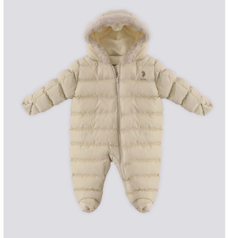 Капитониран гащеризон с ританки - Бежов US Polo Assn