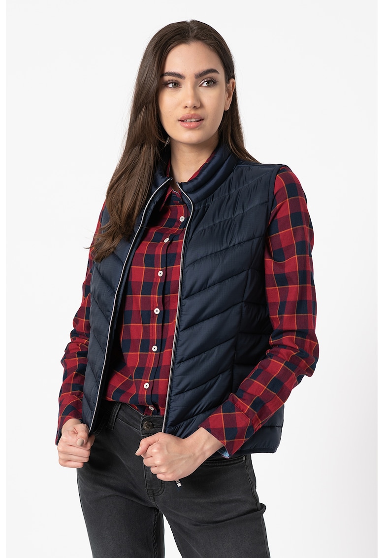 Капитониран елек Holly - Червен/Тъмносин Mustang