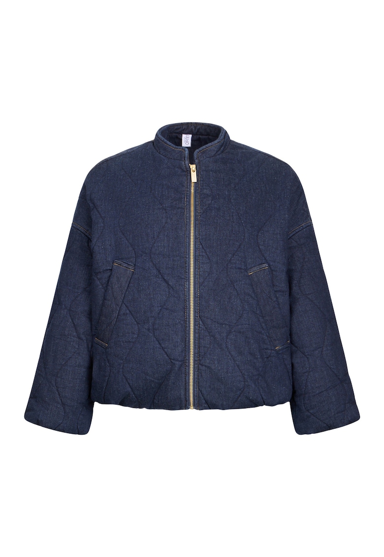 Капитонирано дънково яке бомбър - Тъмносин Liu Jo