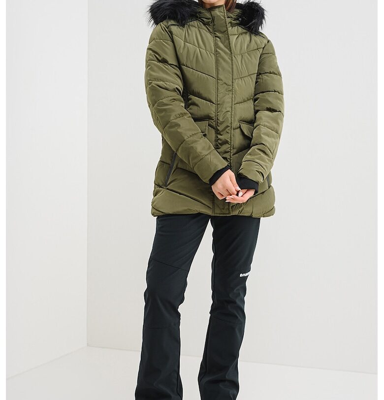 Капитонирано зимно яке Augustine с еко пух - Каки Geo Norway