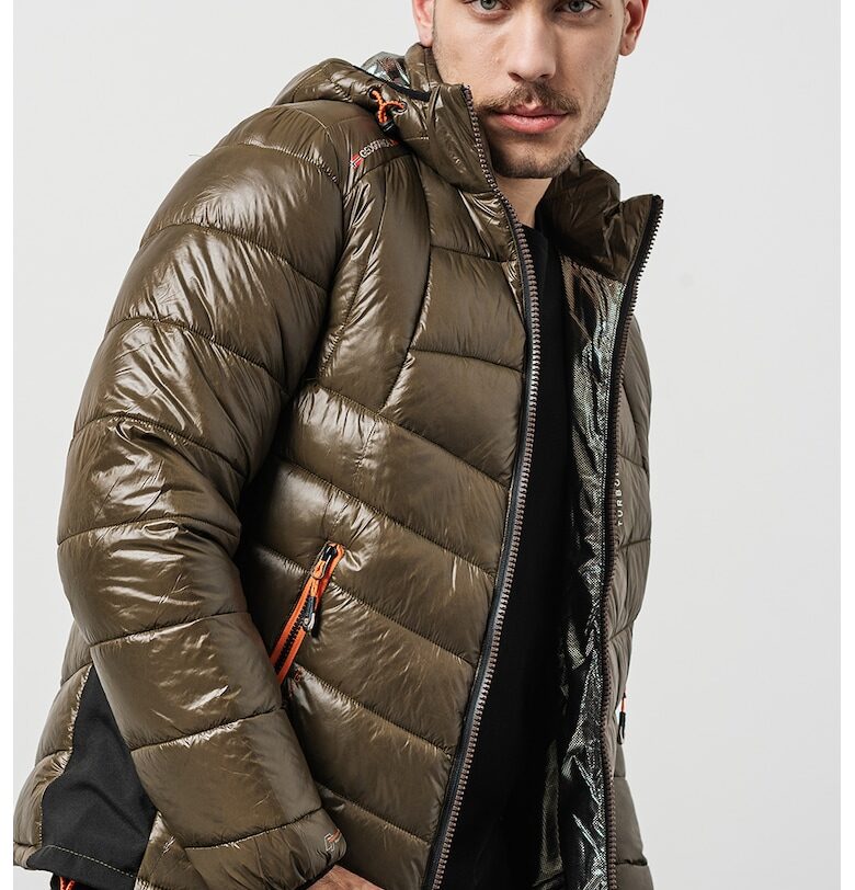 Капитонирано зимно яке Cheyene с качулка Geographical Norway