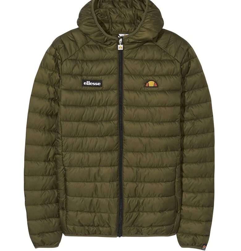 Капитонирано зимно яке Lombardy 12499 с ръкави реглан - Зелен ELLESSE