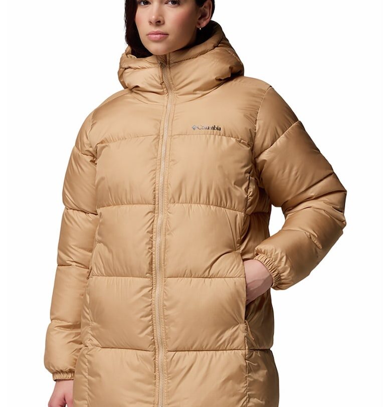 Капитонирано зимно яке Puffect II с качулка - Бежов Columbia