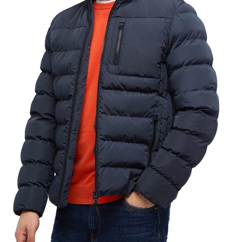 Капитонирано зимно яке - Тъмносин Geox