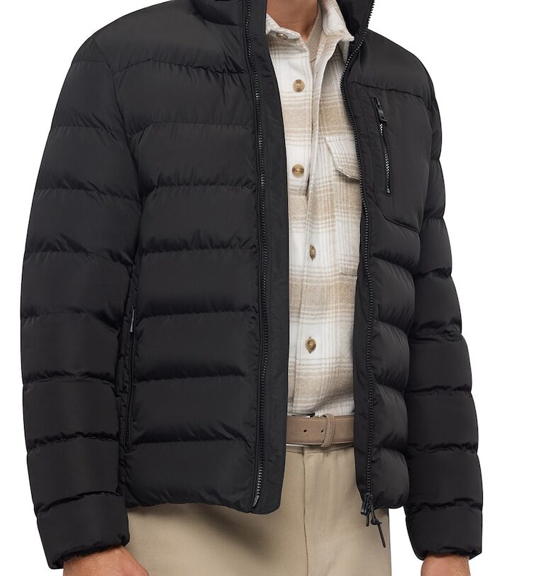 Капитонирано зимно яке - Черен Geox