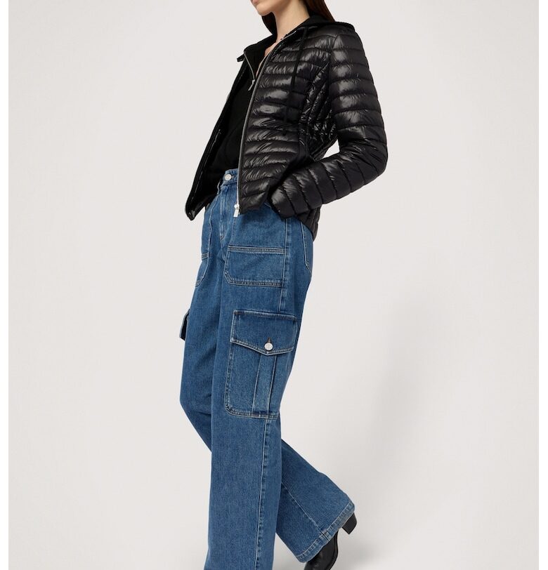 Капитонирано зимно яке - Черен Trussardi