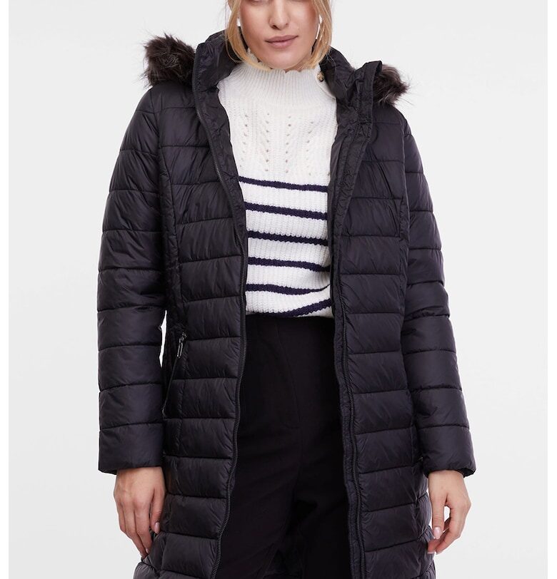 Капитонирано зимно яке - Черен orsay