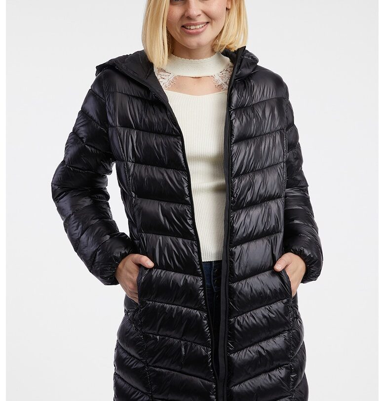 Капитонирано зимно яке с джобове - Черен orsay