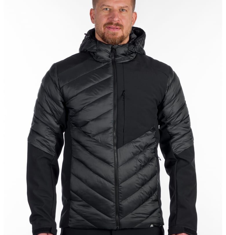 Капитонирано зимно яке с качулка - Черен NORTHFINDER