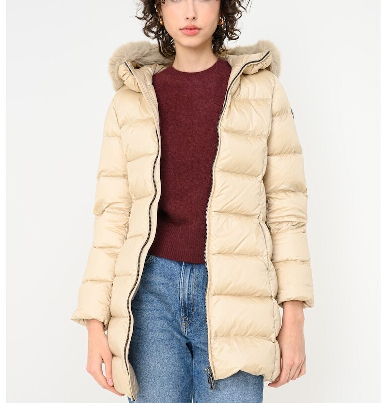 Капитонирано зимно яке с пухена вата - Бежов Colmar