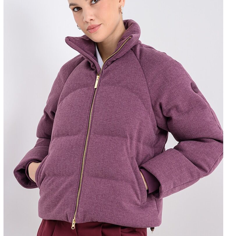 Капитонирано зимно яке с пухена вата - Виолетов Colmar