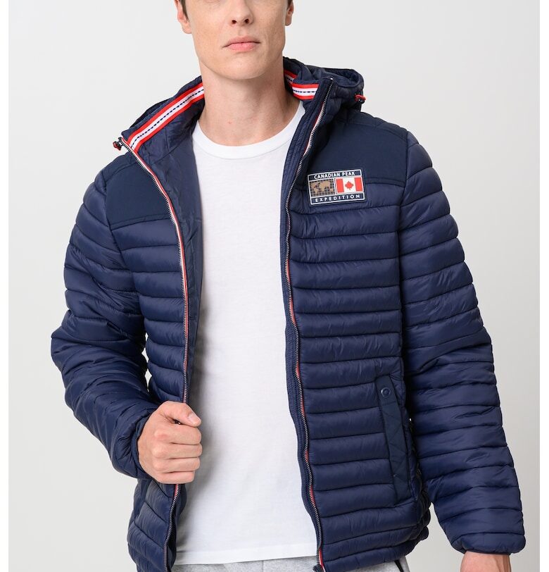 Капитонирано яке Adalmeak с отделяща се качулка - Тъмносин Canadian Peak