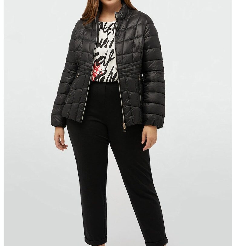 Капитонирано яке Nylon - Черен Fiorella Rubino