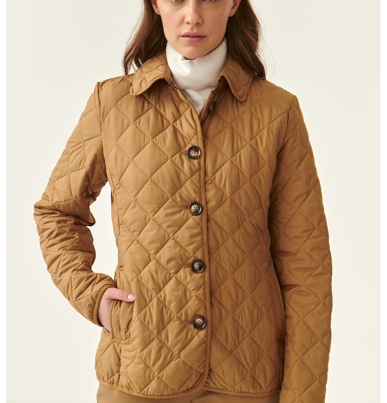 Капитонирано яке Pikoni с остра яка - Карамел Tatuum