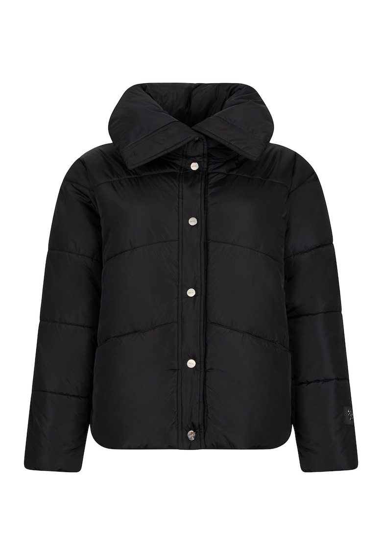 Капитонирано яке с висока яка - Черен Liu Jo