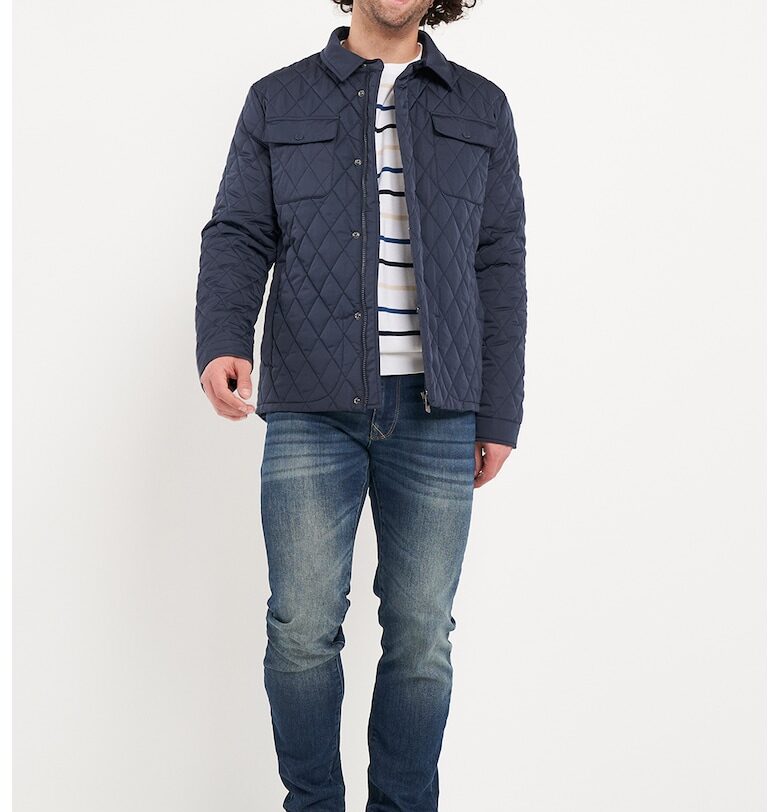 Капитонирано яке с цип - Тъмносин Timeout