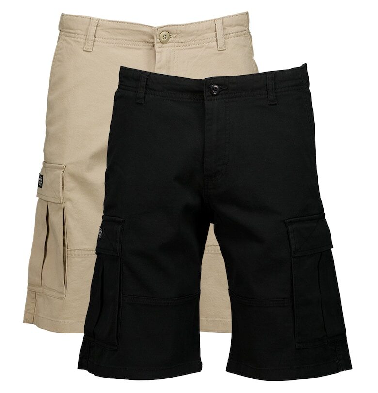 Карго бермуди - 2 чифта - Черен/Бежов Jack  Jones