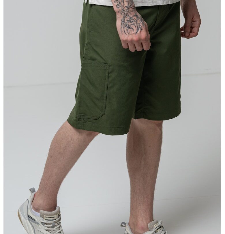 Карго бермуди с колан - Каки United Colors of Benetton