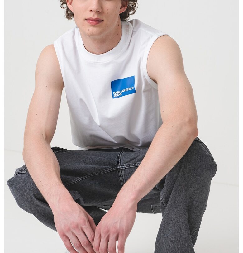 Карго дънки - Избеляло черно KARL LAGERFELD JEANS