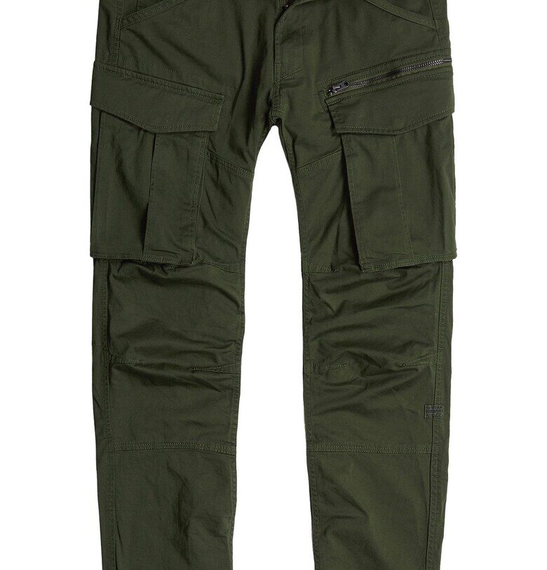 Карго панталон Rovic със стеснен крачол - Тъмнозелен G-STAR