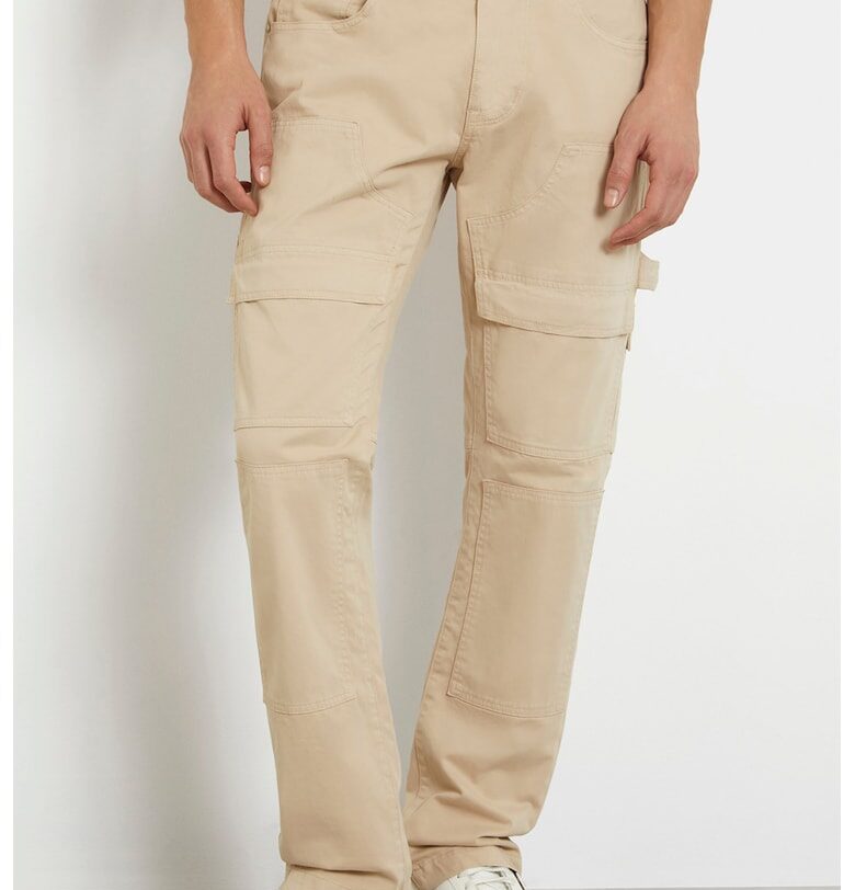 Карго панталон Utility - Светло бежово GUESS